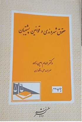 تصویر  کتاب حقوق شهروندی و قوانین پشتیبان نوشته دکتر الهام امین زاده ، از دادگستر